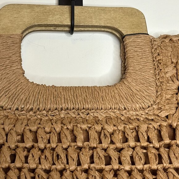 Brave+True Moonshine Bag Bohemian Summer Square Tote Brown NEW - Picture 2 of 7